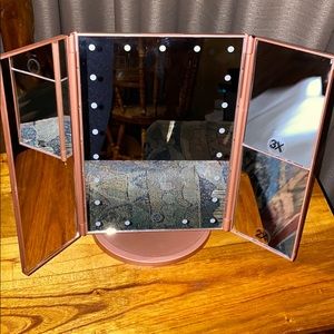 Small Pastel Pink Vanity Mirror